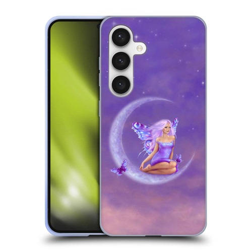 Rachel Anderson Pixies Lavender Moon Soft Gel Case for Samsung Galaxy S24 5G