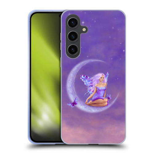 Rachel Anderson Pixies Lavender Moon Soft Gel Case for Samsung Galaxy S24+ 5G