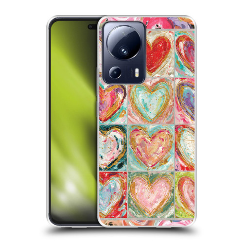 Haley Bush Pattern Painting Hearts Soft Gel Case for Xiaomi 13 Lite 5G