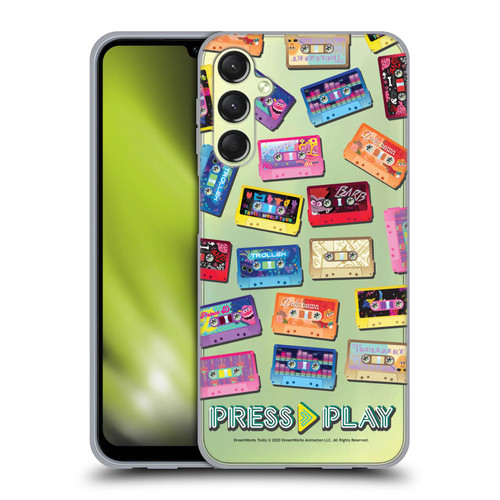Trolls World Tour Key Art Cassette Tapes Soft Gel Case for Samsung Galaxy A24 4G / Galaxy M34 5G