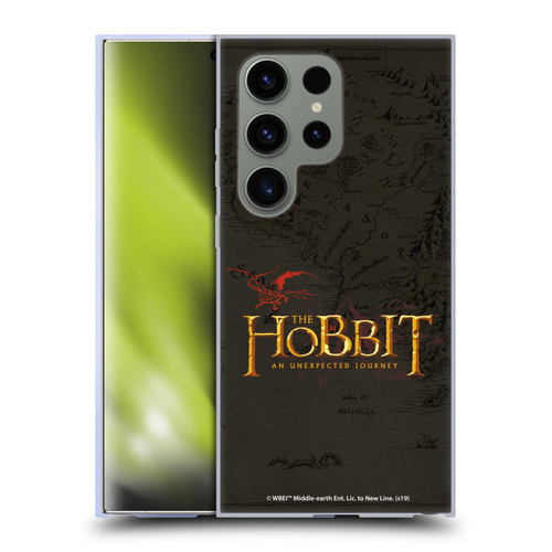 The Hobbit An Unexpected Journey Graphics The Lonely Mountain Soft Gel Case for Samsung Galaxy S24 Ultra 5G