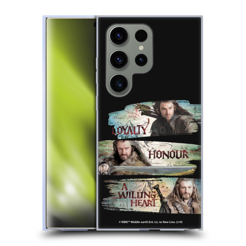The Hobbit An Unexpected Journey Key Art Loyalty And Honour Soft Gel Case for Samsung Galaxy S24 Ultra 5G