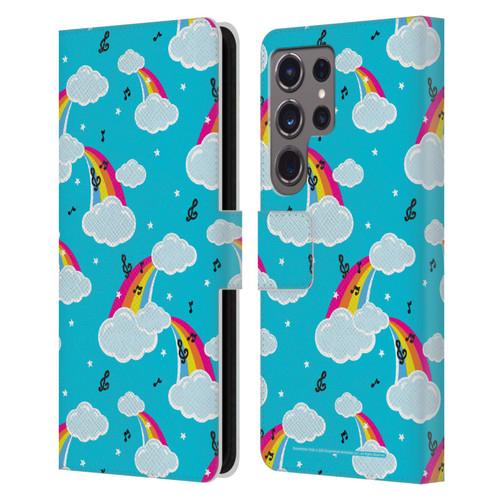Trolls World Tour Rainbow Bffs Rainbow Cloud Pattern Leather Book Wallet Case Cover For Samsung Galaxy S24 Ultra 5G