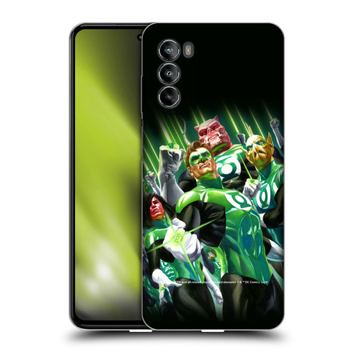 Green Lantern DC Comics Comic Book Covers Group Soft Gel Case for Motorola Moto G82 5G