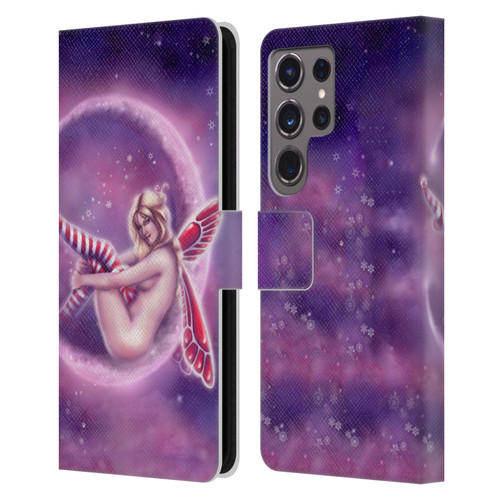 Tiffany "Tito" Toland-Scott Fairies Peppermint Leather Book Wallet Case Cover For Samsung Galaxy S24 Ultra 5G