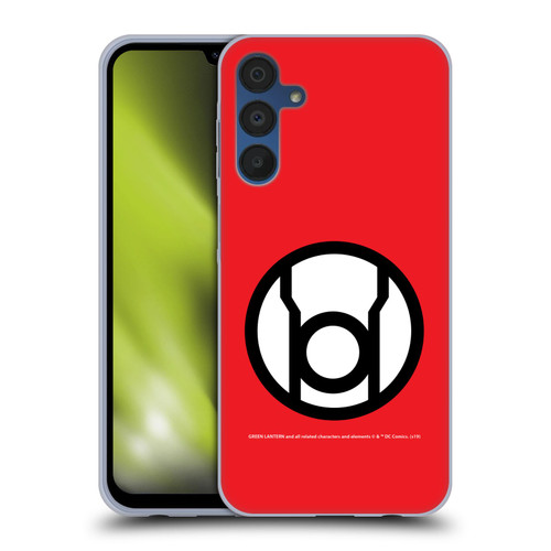 Green Lantern DC Comics Lantern Corps Red Soft Gel Case for Samsung Galaxy A15