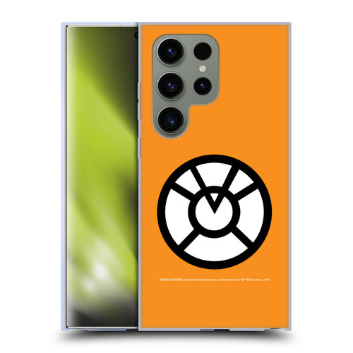 Green Lantern DC Comics Lantern Corps Orange Soft Gel Case for Samsung Galaxy S24 Ultra 5G