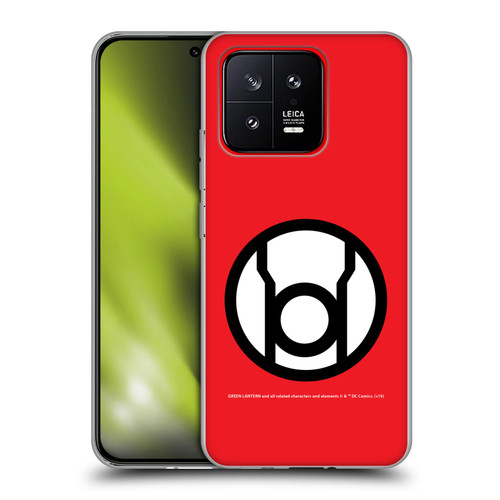 Green Lantern DC Comics Lantern Corps Red Soft Gel Case for Xiaomi 13 5G