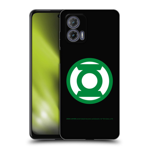 Green Lantern DC Comics Logos Black Soft Gel Case for Motorola Moto G73 5G