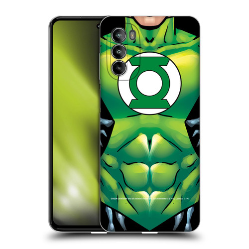 Green Lantern DC Comics Logos Uniform Soft Gel Case for Motorola Moto G82 5G