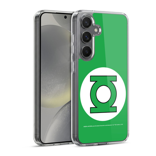 Green Lantern DC Comics Logos Classic Soft Gel Case for Samsung Galaxy S24 5G & MagSafe