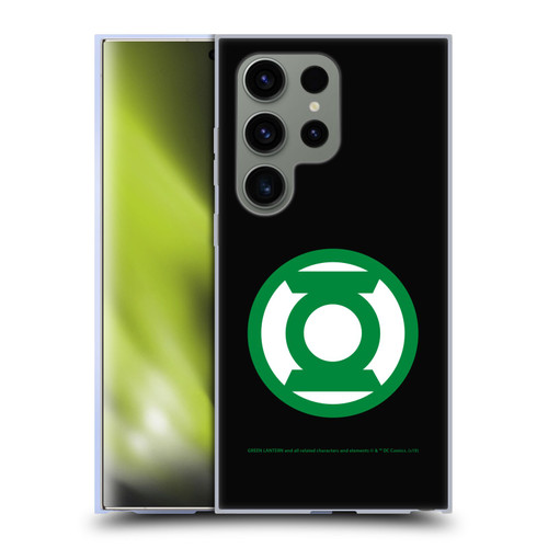 Green Lantern DC Comics Logos Black Soft Gel Case for Samsung Galaxy S24 Ultra 5G