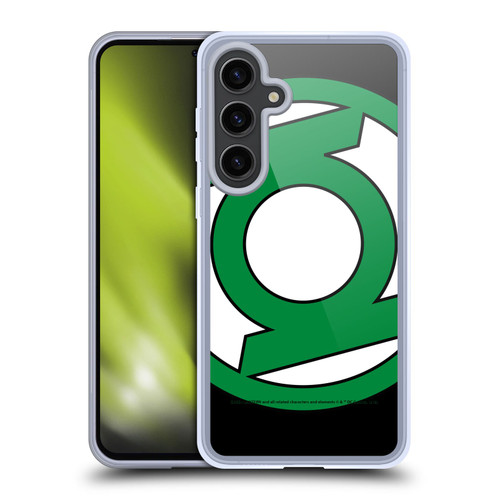 Green Lantern DC Comics Logos Oversized Soft Gel Case for Samsung Galaxy S24+ 5G