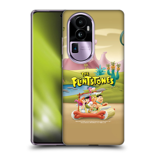 The Flintstones Characters Stone Car Soft Gel Case for OPPO Reno10 Pro+