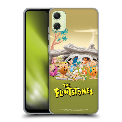 The Flintstones Characters Stone House Soft Gel Case for Samsung Galaxy A05