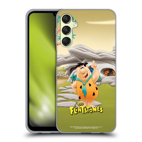 The Flintstones Characters Fred Flintstones Soft Gel Case for Samsung Galaxy A24 4G / Galaxy M34 5G