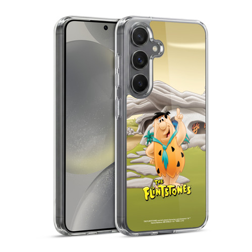 The Flintstones Characters Fred Flintstones Soft Gel Case for Samsung Galaxy S24 5G & MagSafe