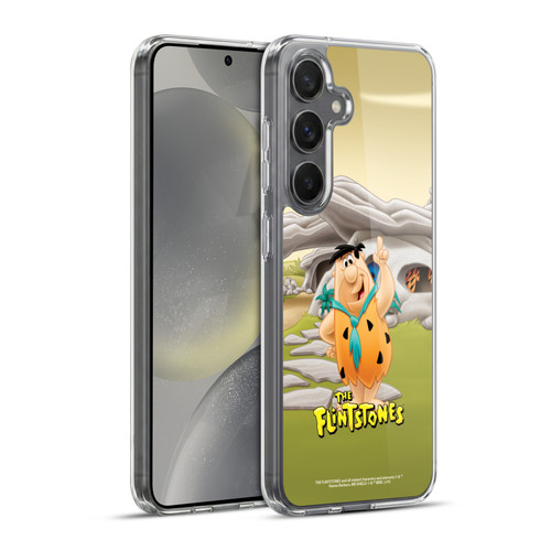 The Flintstones Characters Fred Flintstones Soft Gel Case for Samsung Galaxy S24+ 5G & MagSafe