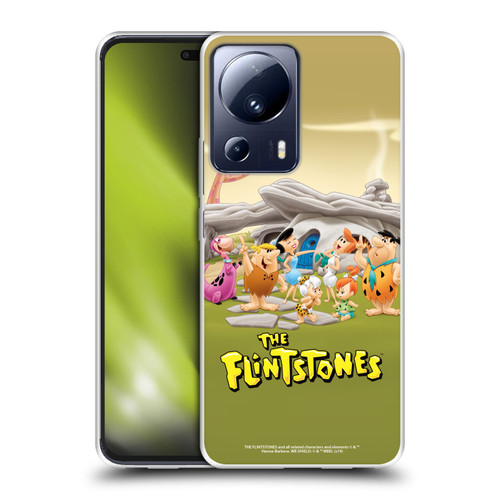 The Flintstones Characters Stone House Soft Gel Case for Xiaomi 13 Lite 5G
