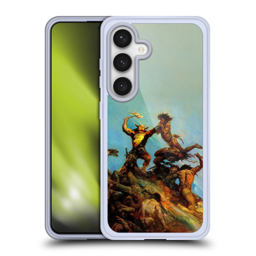Frank Frazetta Fantasy Indomitable Soft Gel Case for Samsung Galaxy S24 5G