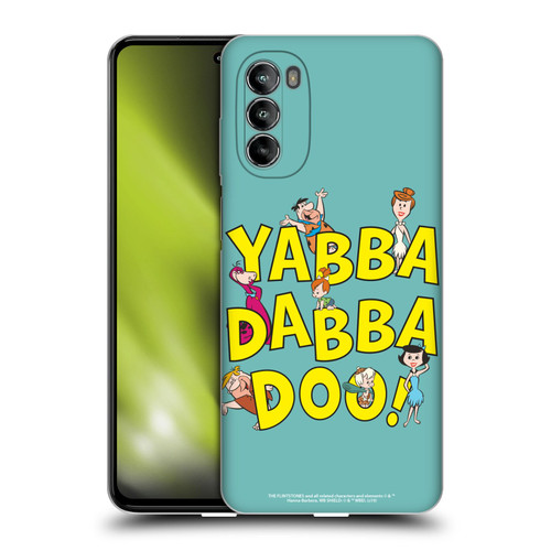 The Flintstones Graphics Yabba-Dabba-Doo Soft Gel Case for Motorola Moto G82 5G