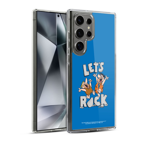 The Flintstones Graphics Fred And Barney Soft Gel Case for Samsung Galaxy S24 Ultra 5G & MagSafe
