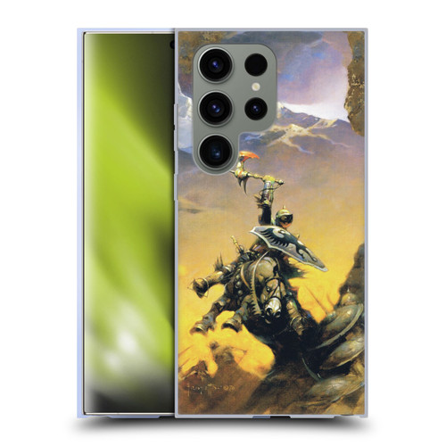 Frank Frazetta Medieval Fantasy Eternal Champion Soft Gel Case for Samsung Galaxy S24 Ultra 5G