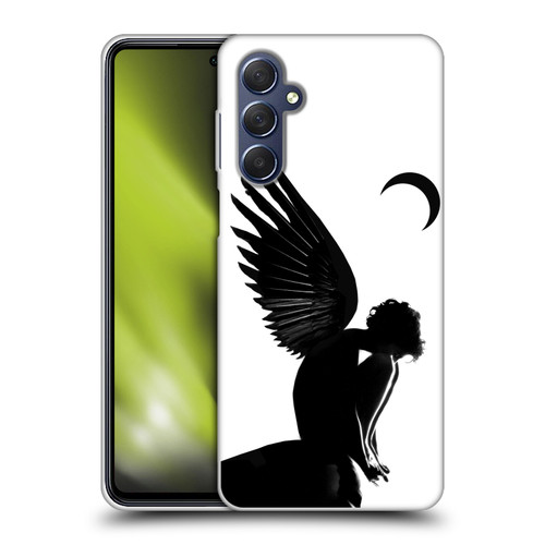 LouiJoverArt Black And White Angel Soft Gel Case for Samsung Galaxy M54 5G