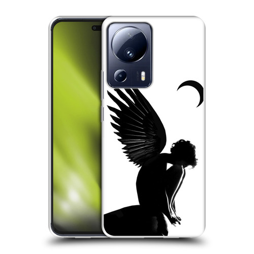 LouiJoverArt Black And White Angel Soft Gel Case for Xiaomi 13 Lite 5G