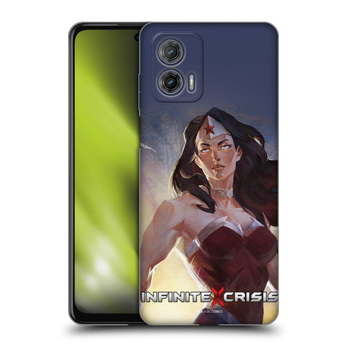 Infinite Crisis Characters Wonder Woman Soft Gel Case for Motorola Moto G73 5G