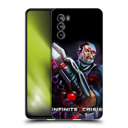 Infinite Crisis Characters Cyborg Soft Gel Case for Motorola Moto G82 5G