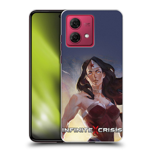Infinite Crisis Characters Wonder Woman Soft Gel Case for Motorola Moto G84 5G