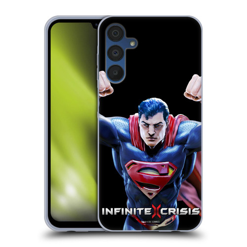 Infinite Crisis Characters Superman Soft Gel Case for Samsung Galaxy A15