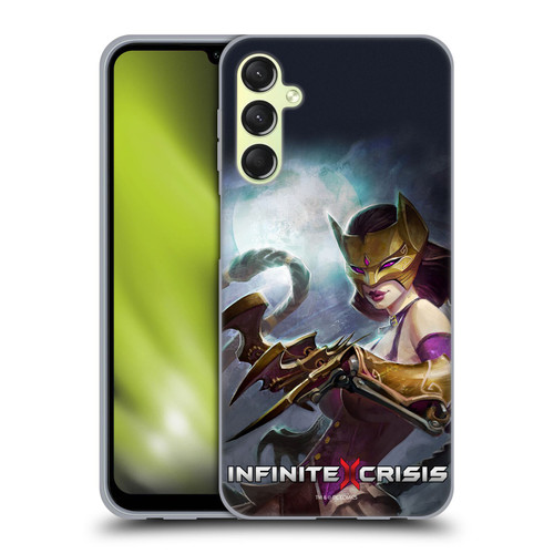 Infinite Crisis Characters Catwoman Soft Gel Case for Samsung Galaxy A24 4G / Galaxy M34 5G