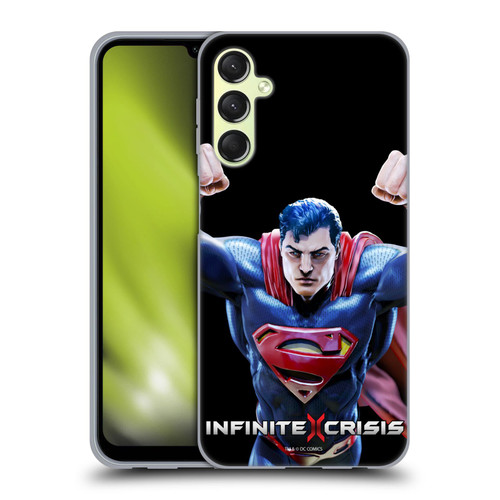 Infinite Crisis Characters Superman Soft Gel Case for Samsung Galaxy A24 4G / Galaxy M34 5G