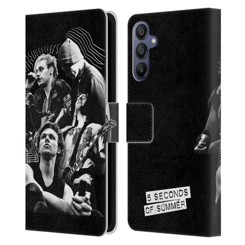 5 Seconds of Summer Posters Punkzine 2 Leather Book Wallet Case Cover For Samsung Galaxy A15