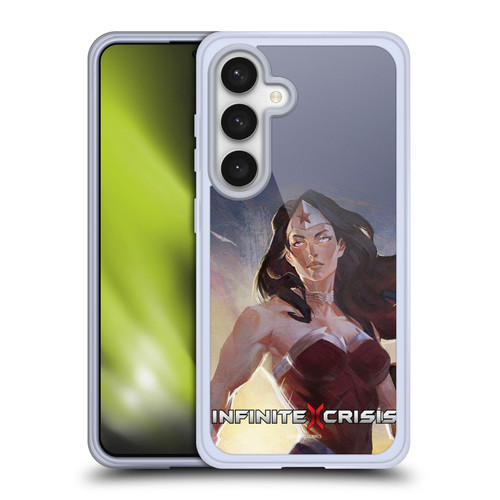 Infinite Crisis Characters Wonder Woman Soft Gel Case for Samsung Galaxy S24 5G