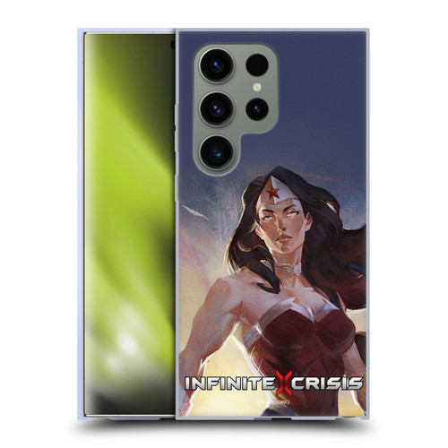 Infinite Crisis Characters Wonder Woman Soft Gel Case for Samsung Galaxy S24 Ultra 5G