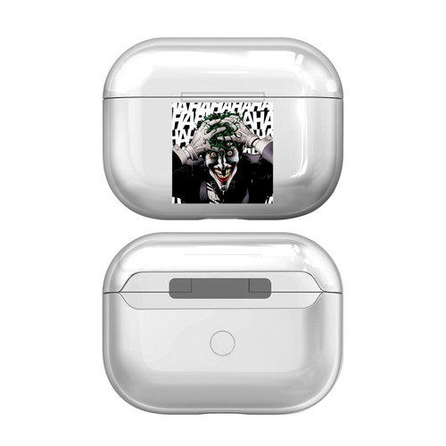 The Joker DC Comics Character Art The Killing Joke Clear Hard Crystal Cover Case for Apple AirPods Pro 2 Charging Case