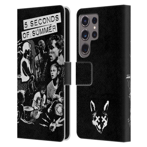 5 Seconds of Summer Posters Punkzine Leather Book Wallet Case Cover For Samsung Galaxy S24 Ultra 5G