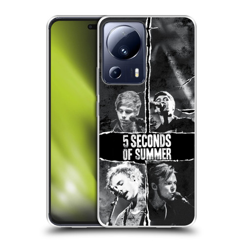 5 Seconds of Summer Posters Torn Papers 2 Soft Gel Case for Xiaomi 13 Lite 5G