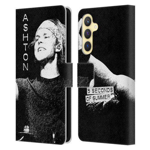 5 Seconds of Summer Solos BW Ashton Leather Book Wallet Case Cover For Samsung Galaxy S23 FE 5G