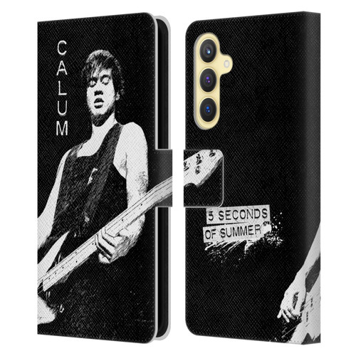 5 Seconds of Summer Solos BW Calum Leather Book Wallet Case Cover For Samsung Galaxy S23 FE 5G