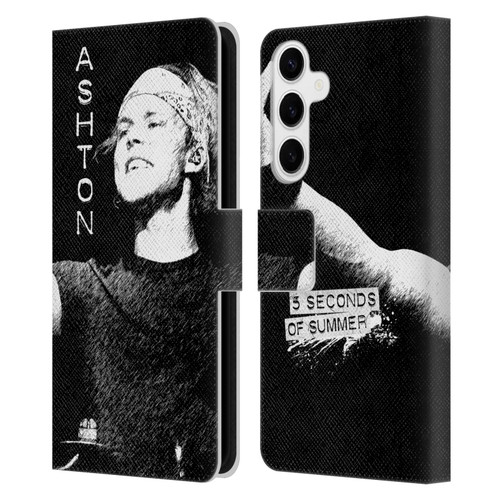 5 Seconds of Summer Solos BW Ashton Leather Book Wallet Case Cover For Samsung Galaxy S24+ 5G