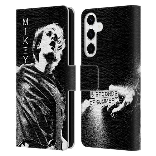 5 Seconds of Summer Solos BW Mikey Leather Book Wallet Case Cover For Samsung Galaxy S24+ 5G