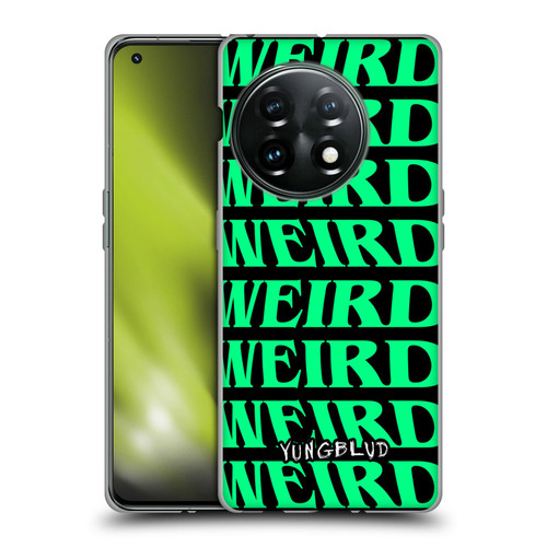 Yungblud Graphics Weird! Text Soft Gel Case for OnePlus 11 5G