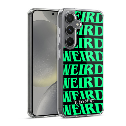Yungblud Graphics Weird! Text Soft Gel Case for Samsung Galaxy S24 5G