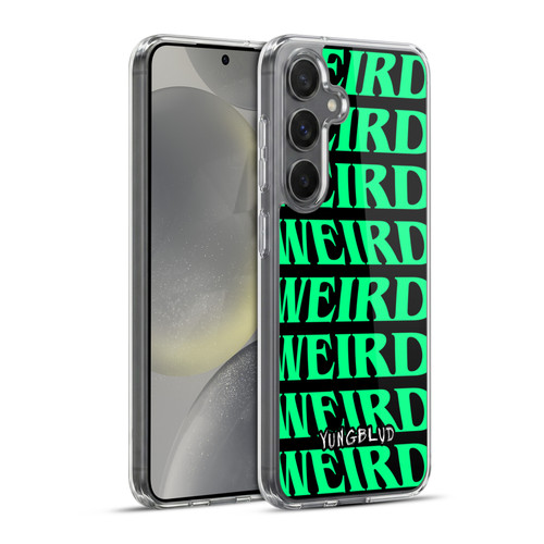 Yungblud Graphics Weird! Text Soft Gel Case for Samsung Galaxy S24+ 5G