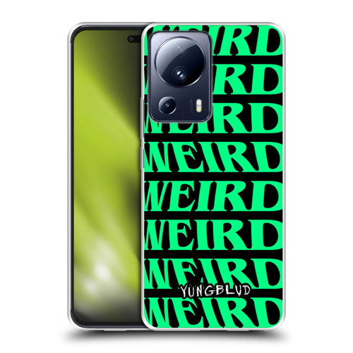 Yungblud Graphics Weird! Text Soft Gel Case for Xiaomi 13 Lite 5G