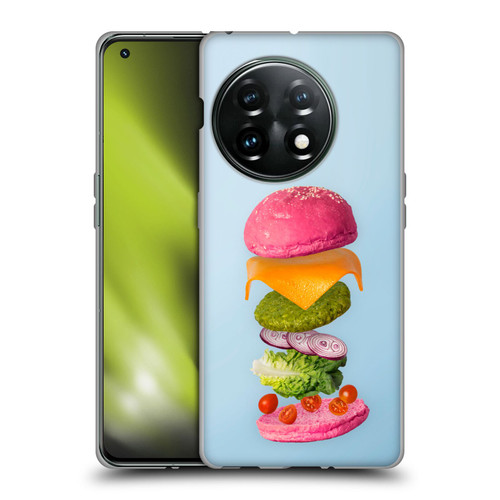 Pepino De Mar Foods Burger 2 Soft Gel Case for OnePlus 11 5G